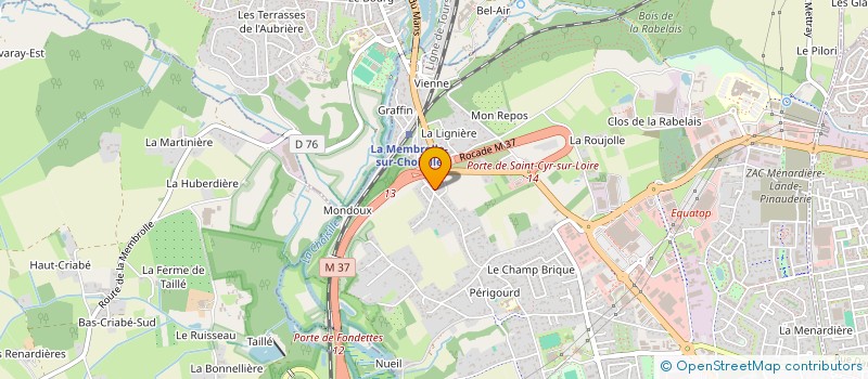 localisation de l'entreprise SCI CONDORCET à SAINT-CYR-SUR-LOIRE
