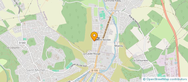 localisation de l'entreprise SCI CONDORCET à GRAVIGNY