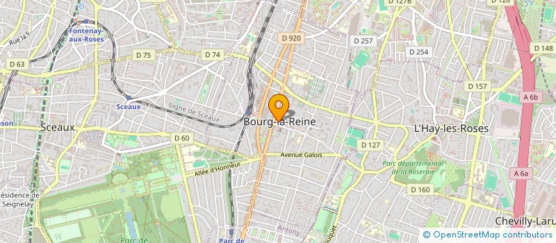 localisation de l'entreprise SCI CONDORCET à BOURG-LA-REINE