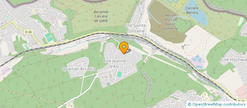 localisation de l'entreprise SCI CONDORCET  SAINT-AVOLD