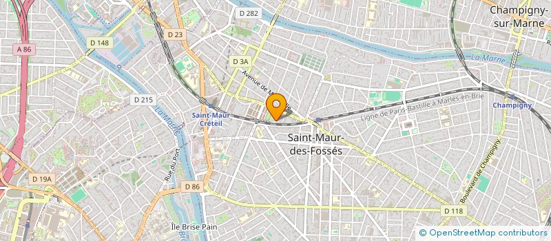 localisation de l'entreprise SCI CONDORCET LIVRY à SAINT-MAUR-DES-FOSSES