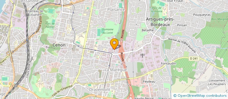 localisation de l'entreprise SCI CONDORCET ORTHO  CENON