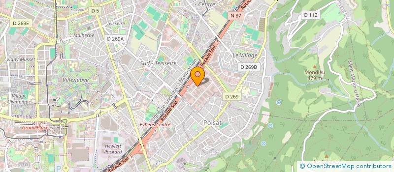 localisation de l'entreprise SCI CONDREN  SAINT-MARTIN-D'HERES