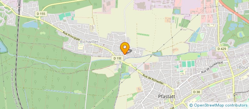 localisation de l'entreprise SCI CONFIANCE  RICHWILLER