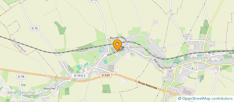 localisation de l'entreprise SCI CONFIDEN'CIEL  SAVY-BERLETTE