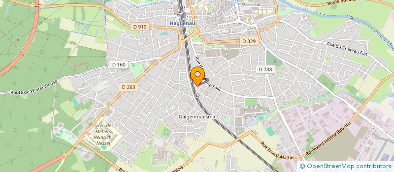 localisation de l'entreprise SCI CONFISERIE  HAGUENAU