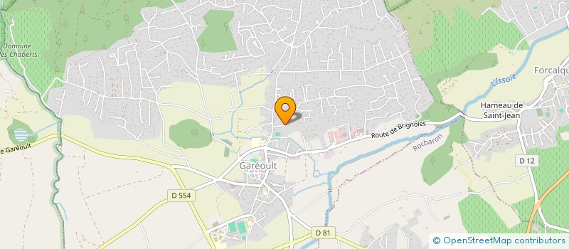 localisation de l'entreprise SCI CONFISERIE SIGNES  GAREOULT