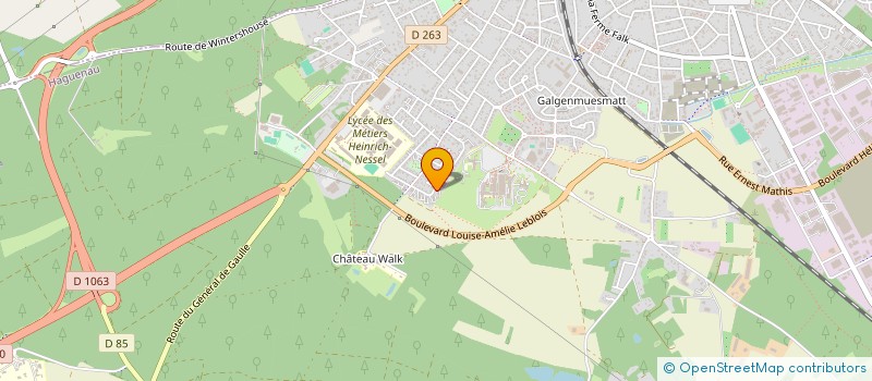 localisation de l'entreprise SCI CONFLANS  HAGUENAU