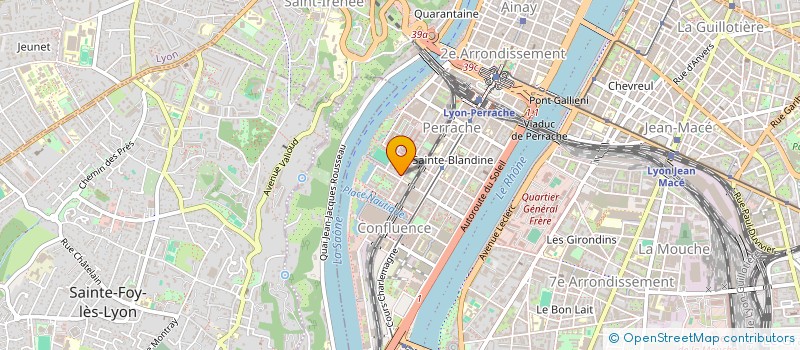 localisation de l'entreprise SCI CONFLUENCE  LYON