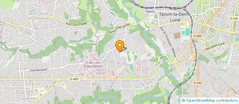 localisation de l'entreprise SCI CONFLUENCE  TASSIN-LA-DEMI-LUNE