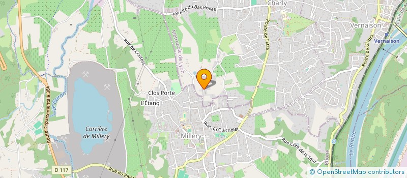 localisation de l'entreprise SCI CONFLUENT  CHARLY