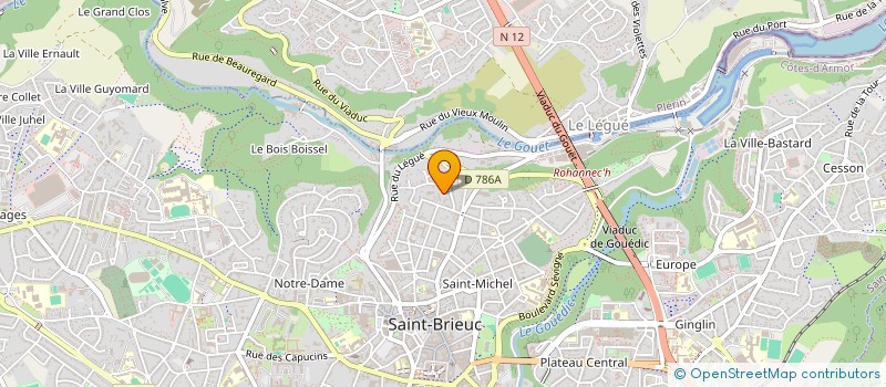 localisation de l'entreprise SCI CONFORPLUS à SAINT-BRIEUC