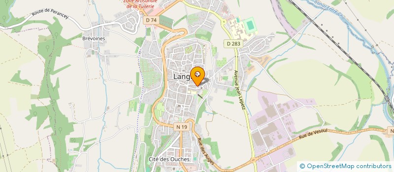 localisation de l'entreprise SCI CONFORT  LANGRES