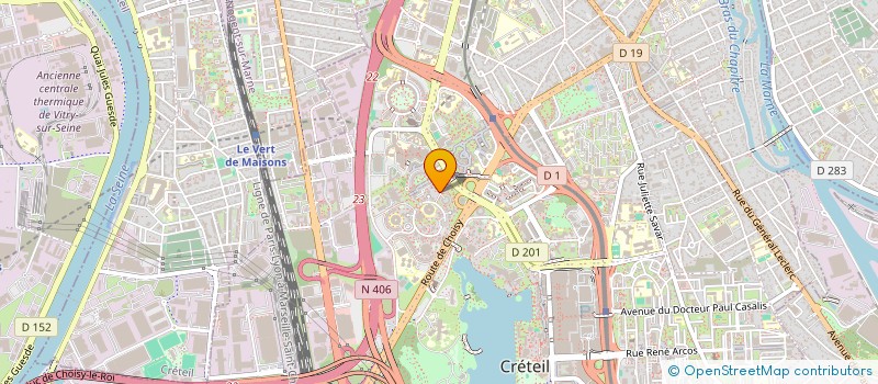 localisation de l'entreprise SCI CONFORT à CRETEIL