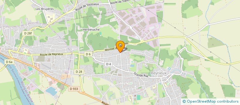localisation de l'entreprise SCI CONFORT DES GONES à REYRIEUX