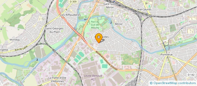 localisation de l'entreprise SCI CONFUCIUS  LE MANS