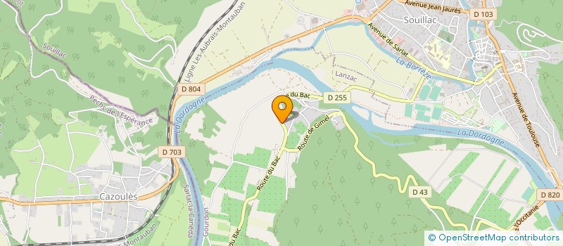 localisation de l'entreprise SCI CONGA  LANZAC