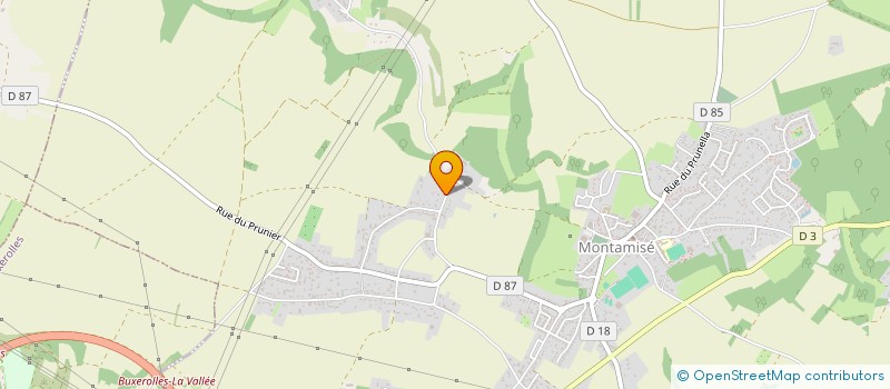 localisation de l'entreprise SCI CONGE  MONTAMISE