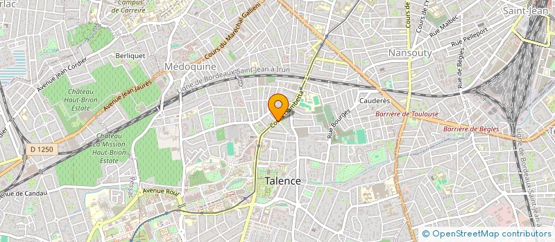 localisation de l'entreprise SCI CONIC  TALENCE