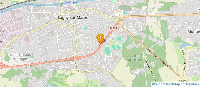 localisation de l'entreprise SCI CONIMO LOCATION  LAGNY-SUR-MARNE