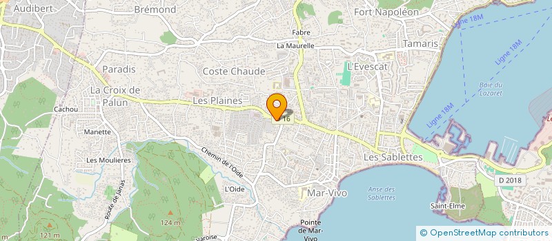 localisation de l'entreprise SCI CONIO à LA SEYNE-SUR-MER