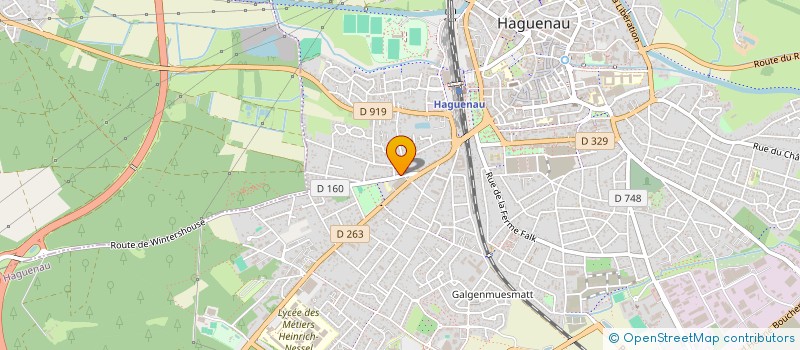 localisation de l'entreprise SCI CONNEMARA  HAGUENAU