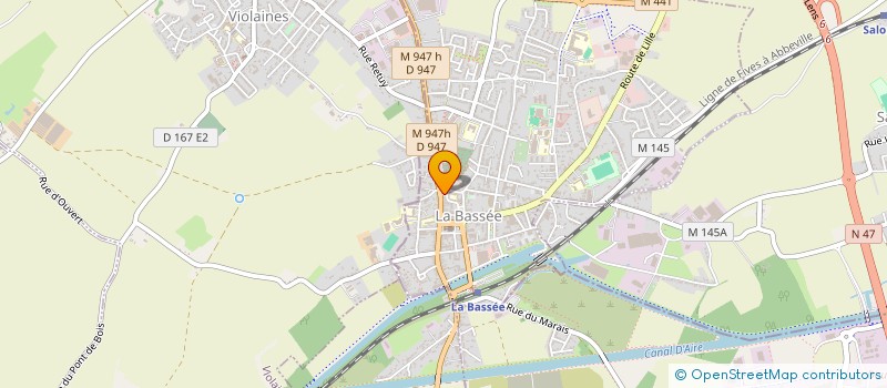 localisation de l'entreprise SCI CONOR  LA BASSEE