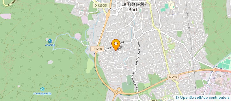 localisation de l'entreprise SCI CONROS  LA TESTE-DE-BUCH