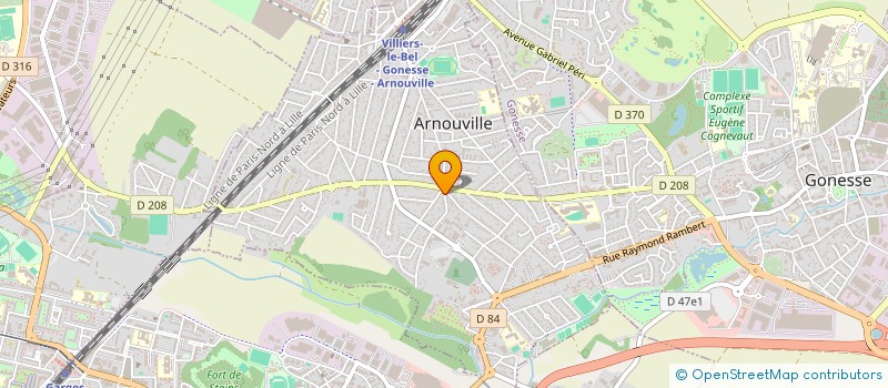 localisation de l'entreprise SCI CONSEIL PHARMACIE  ARNOUVILLE