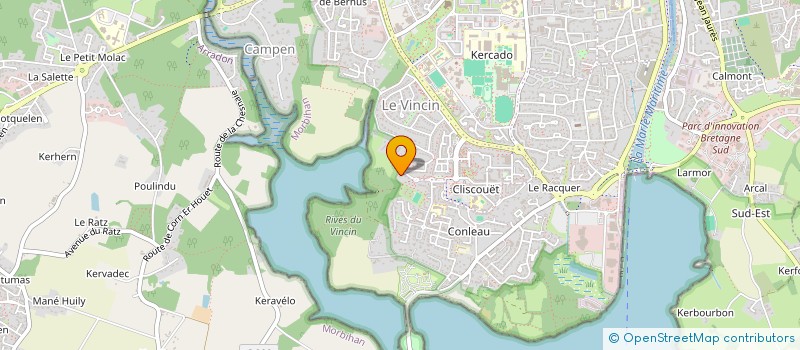 localisation de l'entreprise SCI CONSEIL SINAGOT à VANNES