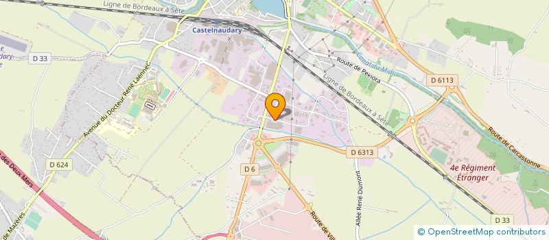 localisation de l'entreprise SCI CONSERVERIES DU LANGUEDOC  CASTELNAUDARY