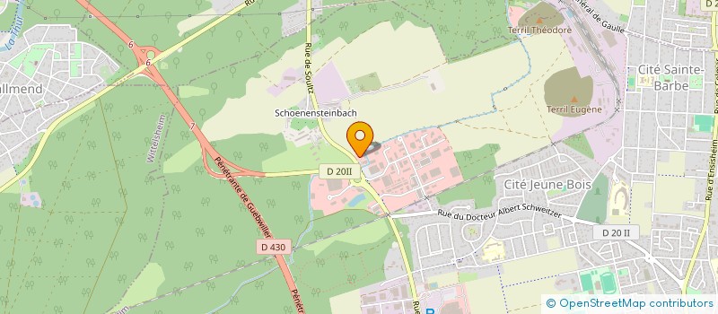 localisation de l'entreprise SCI CONSIGLIO  WITTENHEIM