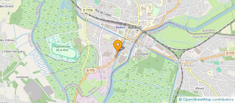 localisation de l'entreprise SCI CONSONANCE  REDON