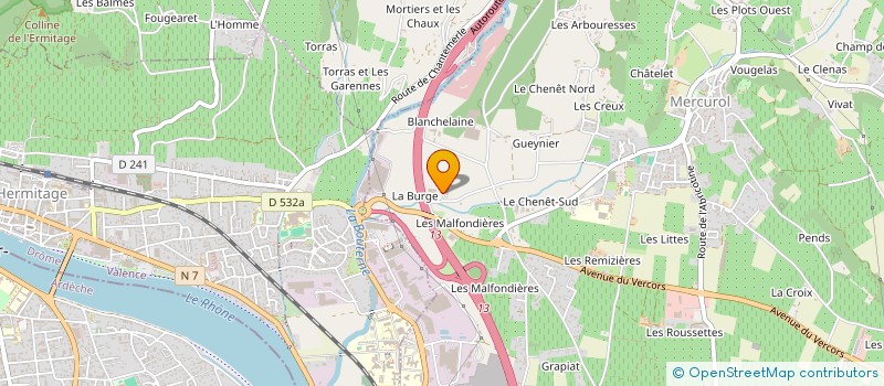 localisation de l'entreprise SCI CONSORTS CONDAMINE  TAIN L'HERMITAGE