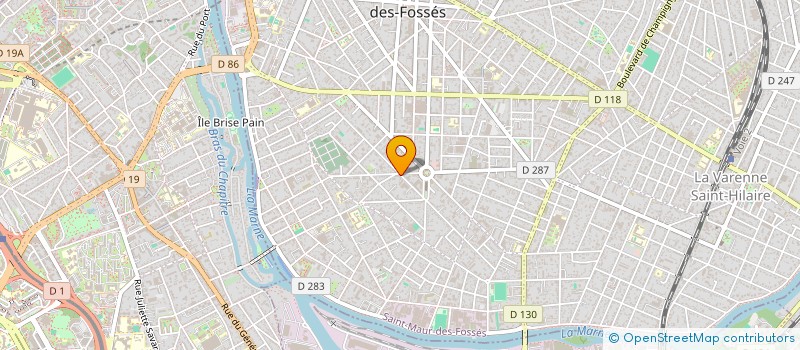 localisation de l'entreprise SCI CONSORTS FRANCISCO à SAINT-MAUR-DES-FOSSES