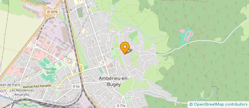 localisation de l'entreprise SCI CONSORTS GIROD  AMBERIEU-EN-BUGEY