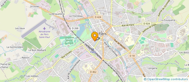 localisation de l'entreprise SCI CONSORTS MEUNIER RGS à FLERS