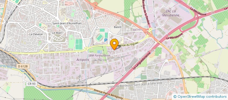 localisation de l'entreprise SCI CONSORTS MINGUEZ  VILLENEUVE-LES-BEZIERS