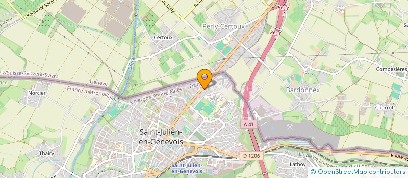 localisation de l'entreprise SCI CONSORTS ROMANENS  SAINT-JULIEN-EN-GENEVOIS