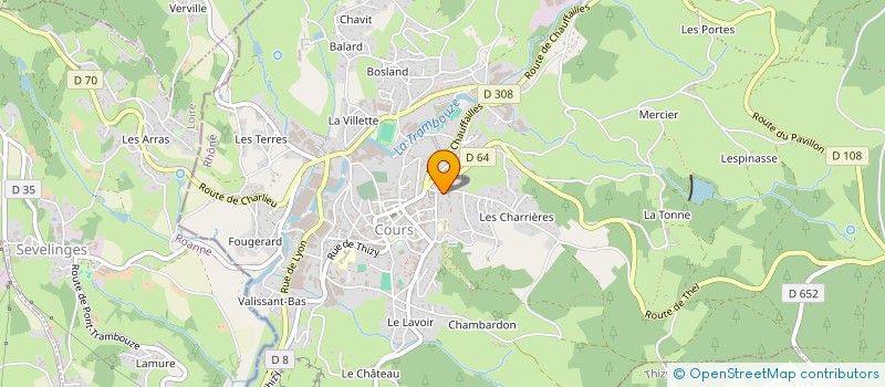 localisation de l'entreprise SCI CONSORTS SARRY  COURS