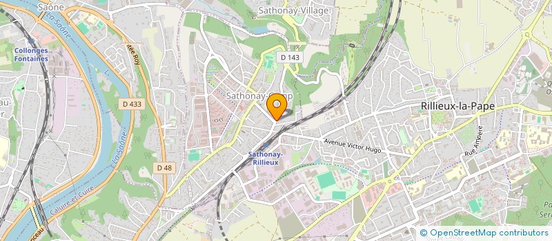 localisation de l'entreprise SCI CONSORTS TERRONES  SATHONAY-CAMP