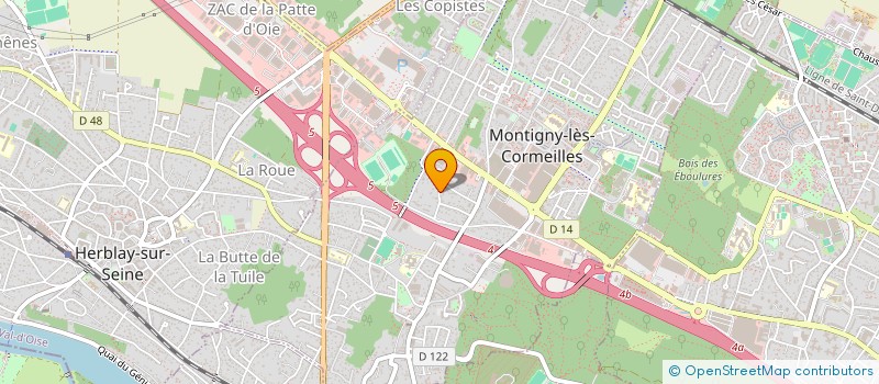 localisation de l'entreprise SCI CONSORTS YUNG  MONTIGNY-LES-CORMEILLES