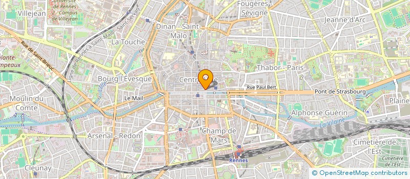 localisation de l'entreprise SCI CONSTAL  RENNES