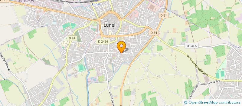 localisation de l'entreprise SCI CONSTANCE  LUNEL