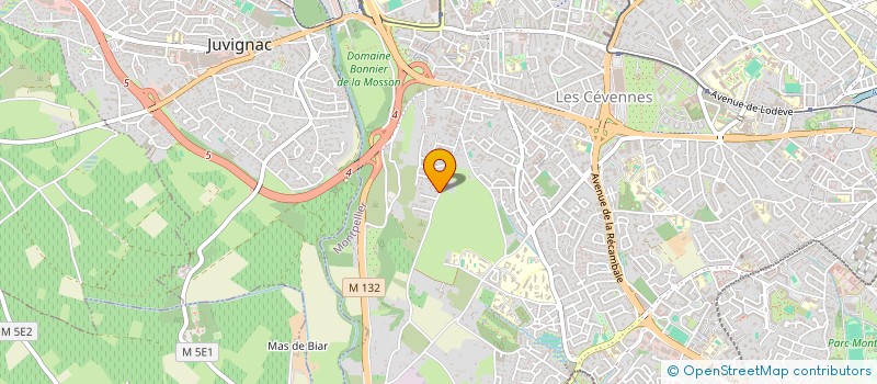 localisation de l'entreprise SCI CONSTANCE à MONTPELLIER