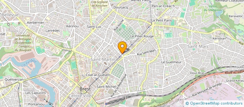 localisation de l'entreprise SCI CONSTANCE  BREST