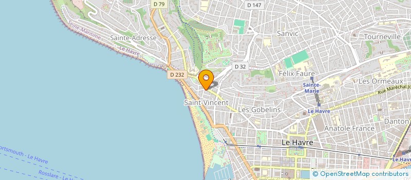 localisation de l'entreprise SCI CONSTANCE à LE HAVRE