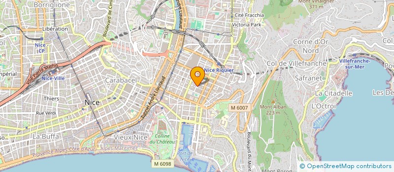 localisation de l'entreprise SCI CONSTANCE à NICE