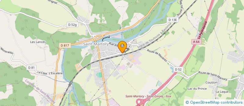 localisation de l'entreprise SCI CONSTANCE  SAINT-MARTORY