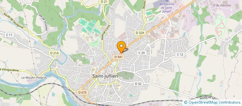 localisation de l'entreprise SCI CONSTANCE à SAINT-JUNIEN